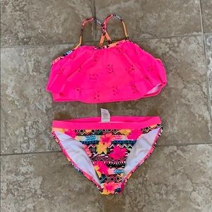 Floral 2 piece swimsuit